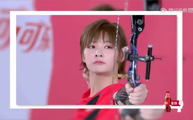 超新星全运会赵粤硬糖少女303集体射箭测试粤粤好厉害啊射箭不在怕的