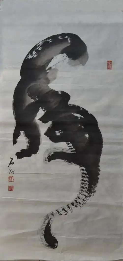 世界艺坛奇才,石翔,国画四尺名家形象书法手绘真迹收送礼