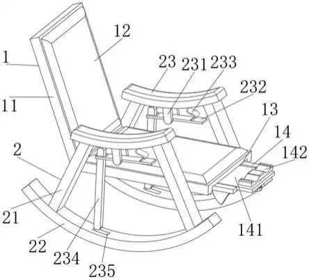 一种多功能简易摇椅的制作方法