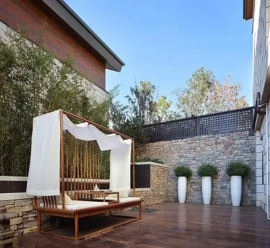 自建房私家别墅庭院设计成这样真是漂亮这钱花得值