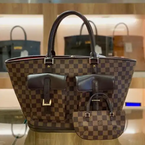 996246日本中古奢侈品lv手提包子母包