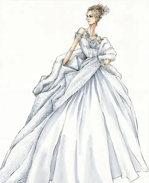 设计婚纱礼服2017手绘婚纱礼服设计图大全