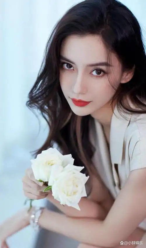 杨颖高清美图五官太精致了