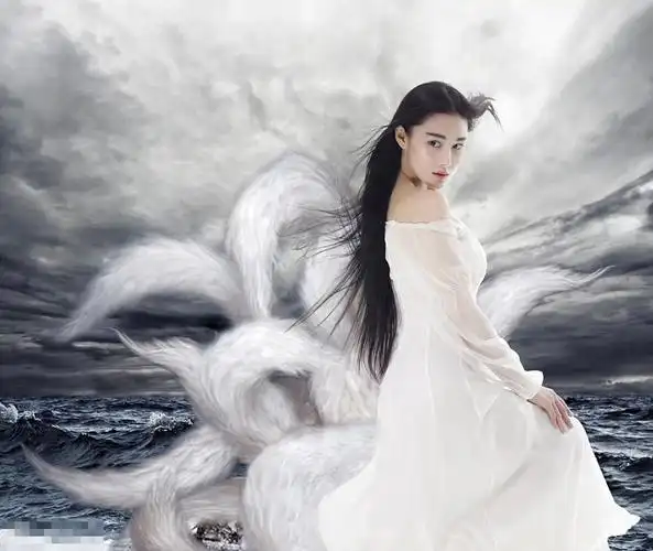 最妩媚李莫愁张馨予九尾狐造型魅惑丛生