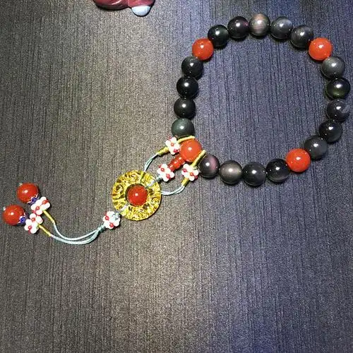 富察容音手链女延禧攻略秦岚皇后同款清十八子手串如懿传旗袍压襟橦华