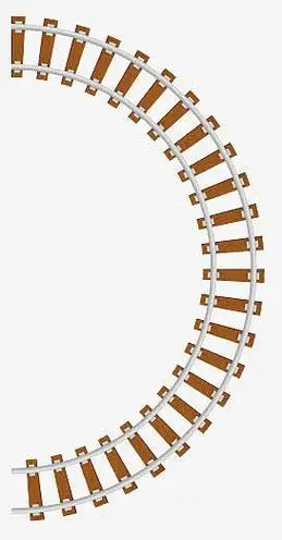 铁路轨道设计矢量素材