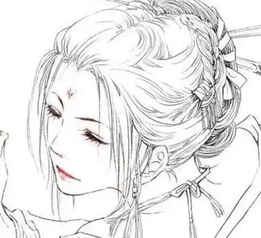 简笔画高冷女生古风(女生简笔画古风高冷) -【爱个性】