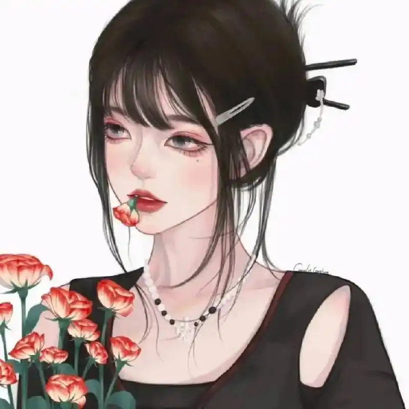 二次元少女  #又菜又爱玩系列 #原创头像 #动漫头像女生 - 抖音