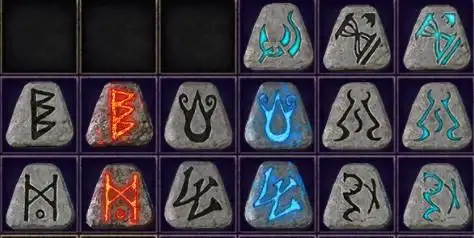 暗黑破坏神2重制版精细荧光魔法符文mod