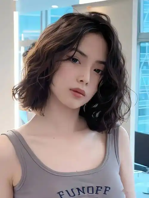 "短发烫"2023超流行,这么美,谁不爱?_发型_感觉_脸型