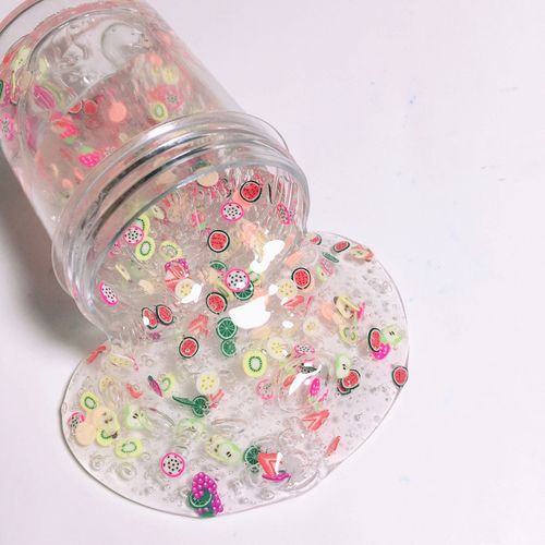 可爱水果泥史莱姆slime成品戳戳鼻涕高透水晶泥ins同款快手泥
