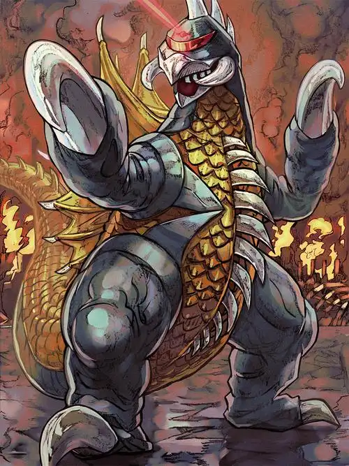 哥斯拉# #怪兽# 作者yagi 昭和盖刚同人