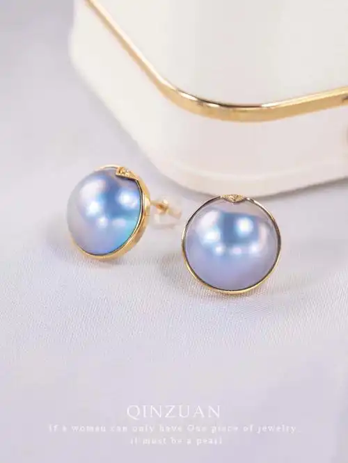 人间至美梦幻之珠马贝珍珠耳钉60