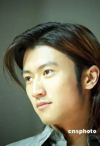 谢霆锋三七分长发发型_发型图片