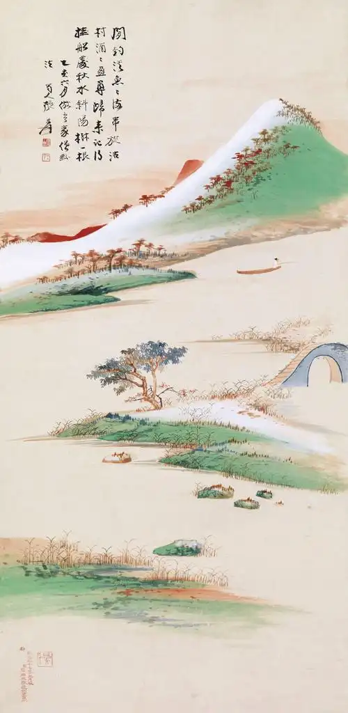 张大千山水40幅(高清)