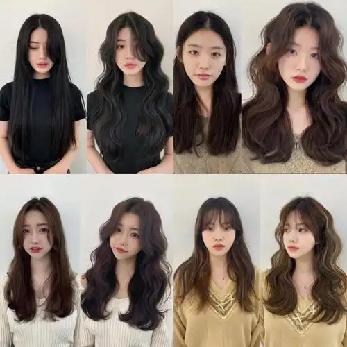 相对于直发,卷发更适合我们各种各样的脸型.