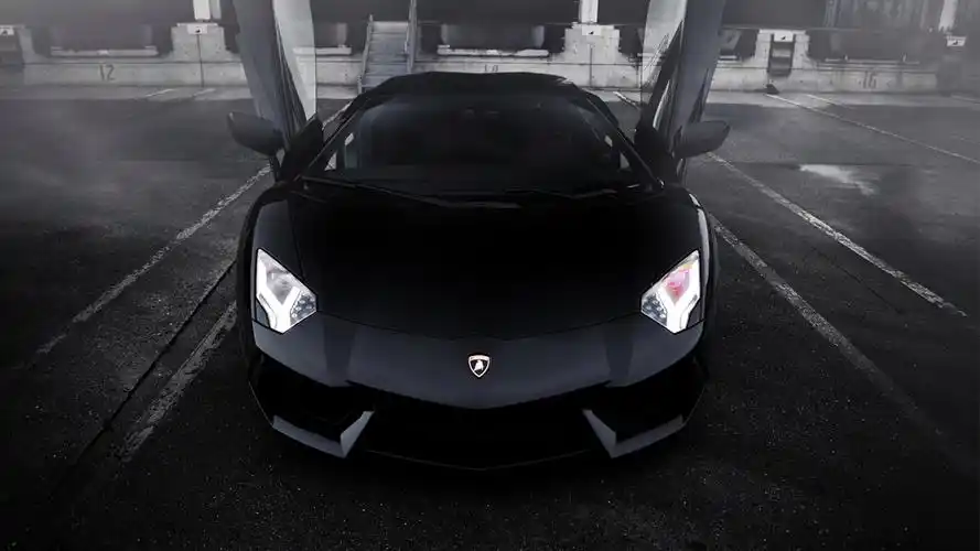 黑色兰博基尼,超级跑车,兰博基尼桌面壁纸高清大图预览1920x1080_汽车