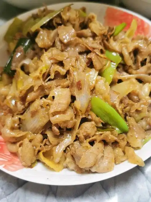 葱爆羊肉卷怎么做最好吃又简单(10分钟快手菜葱爆孜然羊肉卷)(1)