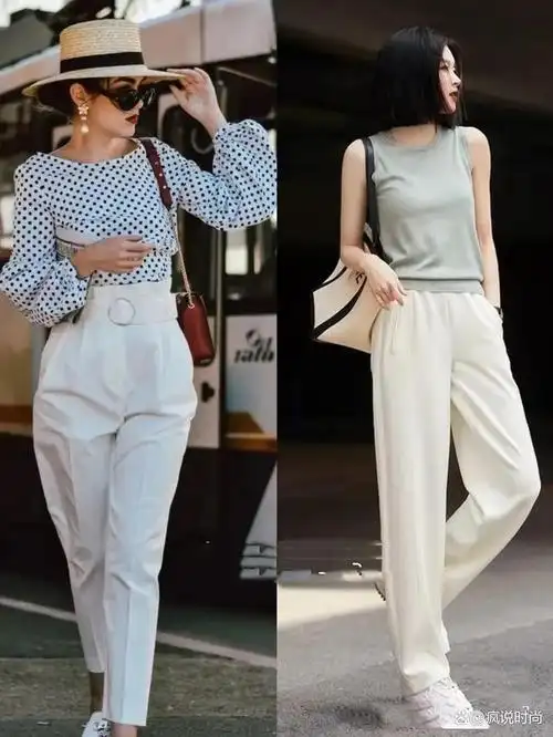 夏天多穿白裤子高级清爽又显瘦选款到搭配都总结好了