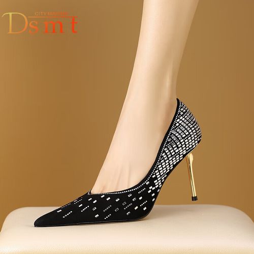 都市码头(city marina)品牌时尚百搭高跟鞋女性感ol气质通勤单鞋女细