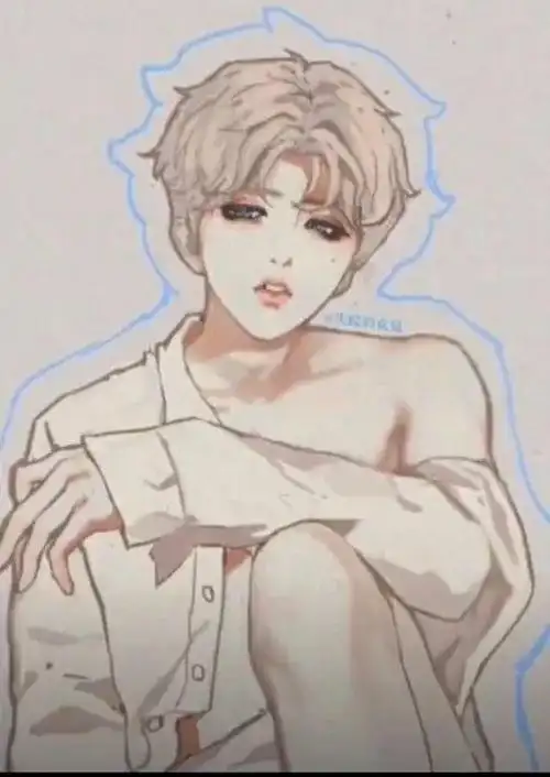 抖音热图蔡徐坤动漫图