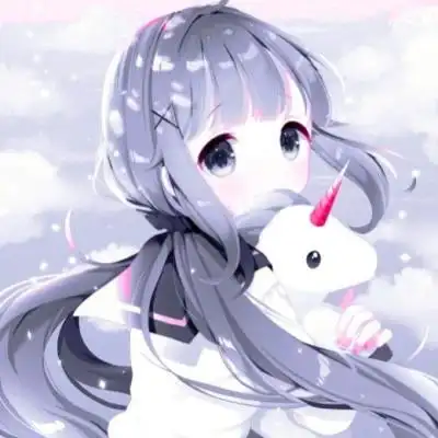 女生卡通呆萌傻傻的可爱图片头像