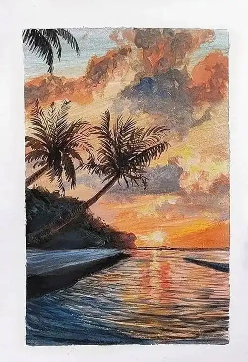 水粉画欣赏 | 澳大利亚艺术家jess 小幅水粉画作品可作临习范本