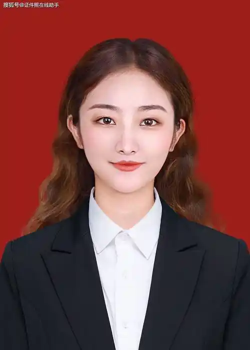 ps手机拍红色背景证件照穿什么衣服好看_西装_领结_颜色