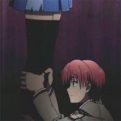 动漫二次元抱大腿摸腿gif动图_动态图_表情包下载_soogif