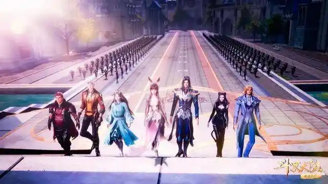 原创斗罗大陆不同时期的史莱克七怪合影照曝光c位的变化很明显