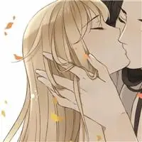 情侣头像一对两张接吻情头漫画图片|二次元qq情头动漫卡通kiss接吻一