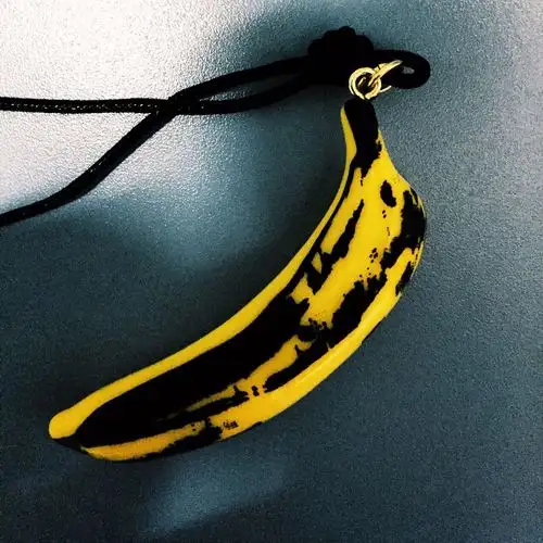 andy warhol 安迪·霍沃尔 地下丝绒 香蕉 项链 毛衣链 饰品