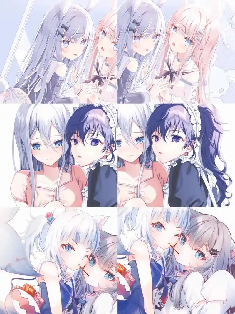 拜托 有一个整天哈哈大笑的闺蜜超酷的好吧#闺蜜头像 #动漫头 - 抖音