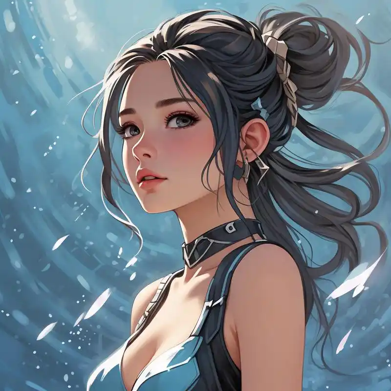 91水瓶座漫画少女头像96