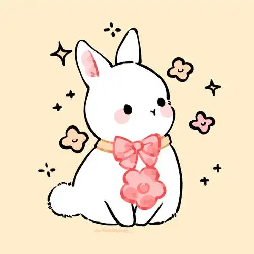 简笔画之乖乖兔3丨动物萌宠插画可爱手绘