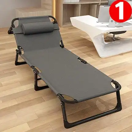 折叠床单人午休办公室午睡天夏季结实耐两用沙发简易行军便携躺椅