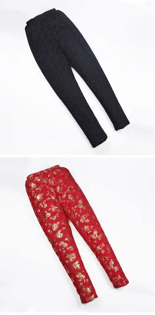 冬季新款手工纯棉花棉裤成人加厚棉服中老年高腰保暖裤内胆男女 蓝底