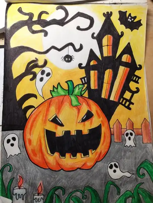 万圣节  #绘画