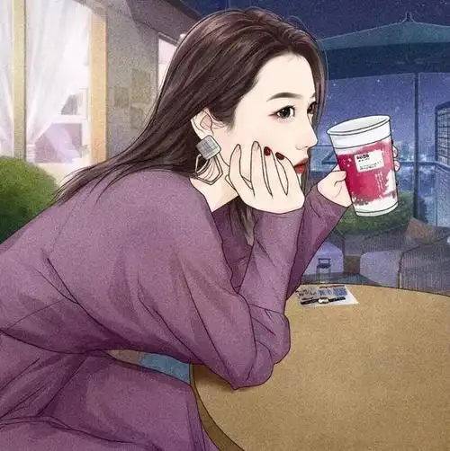 小玲儿手绘作品欣赏:女生头像在微信社交中起到了重要的作用,可爱的