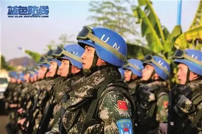 中国蓝盔战斗在海外维和第一线