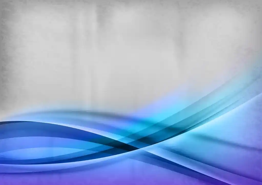蓝色线条背景,在灰色的背景上的蓝色波浪