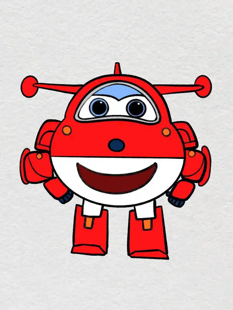 小朋友最喜欢的超级飞侠-乐迪来了 教你画小朋友最喜欢的超级飞侠