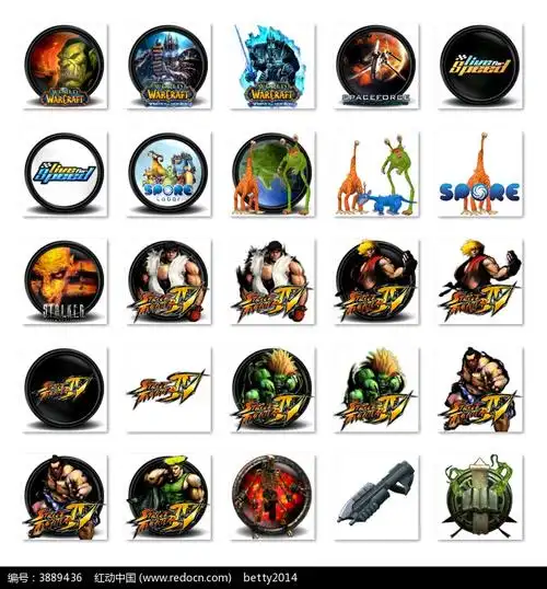 圆形游戏人物图标