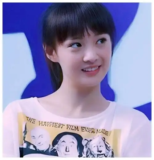 出道前郑爽有多美齐刘海绑马尾满脸胶原蛋白这才是小仙女颜值