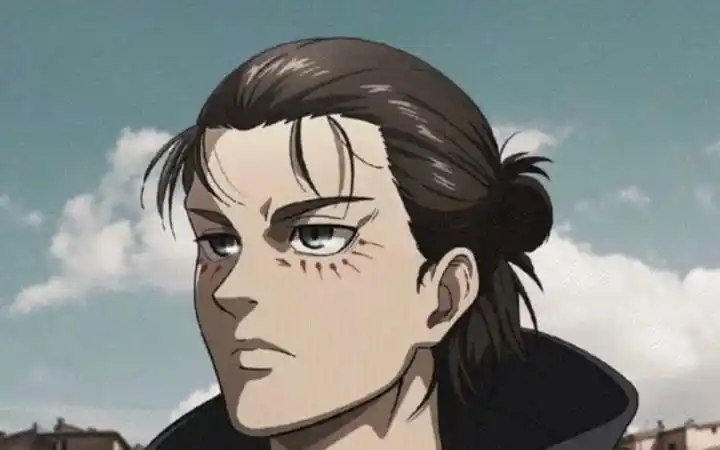 30秒教会你!中长发如何扎艾伦耶格尔同款塔塔开发型!