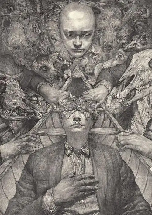 惊悚,奇幻的素描,像一场大片!