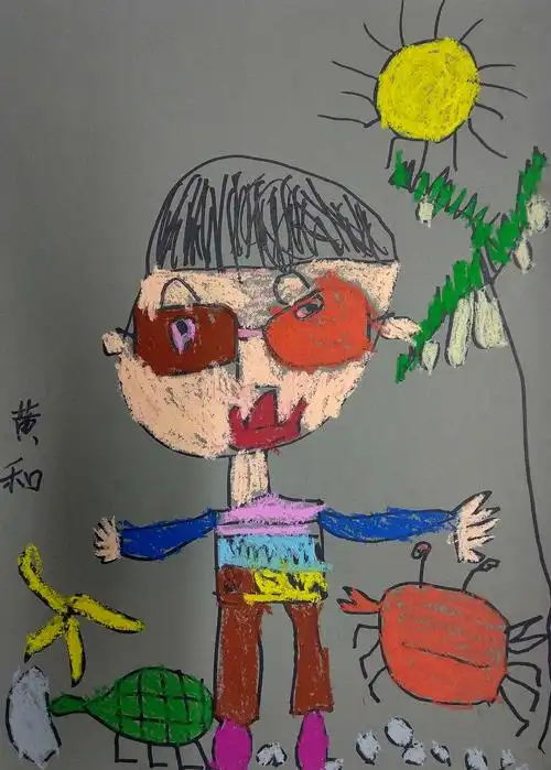 黄和这次作画很专注,不管是线描还是涂色,都力求完美,希望继续保持!