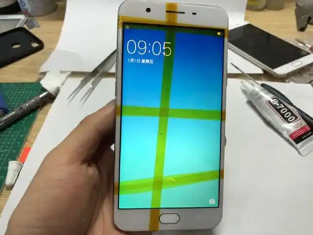 oppo手机型号a59m更换外屏幕图文过程
