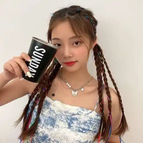 编发彩绳藏辫七彩色发绳辫子少女彩带女头饰脏脏辫头绳子丝带发饰