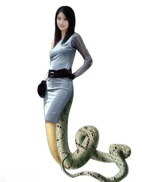 胆小者禁入! 当美女都变成人头蛇身的妖女(图)